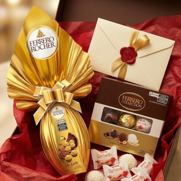 Cesta Páscoa — Ferrero Rocher