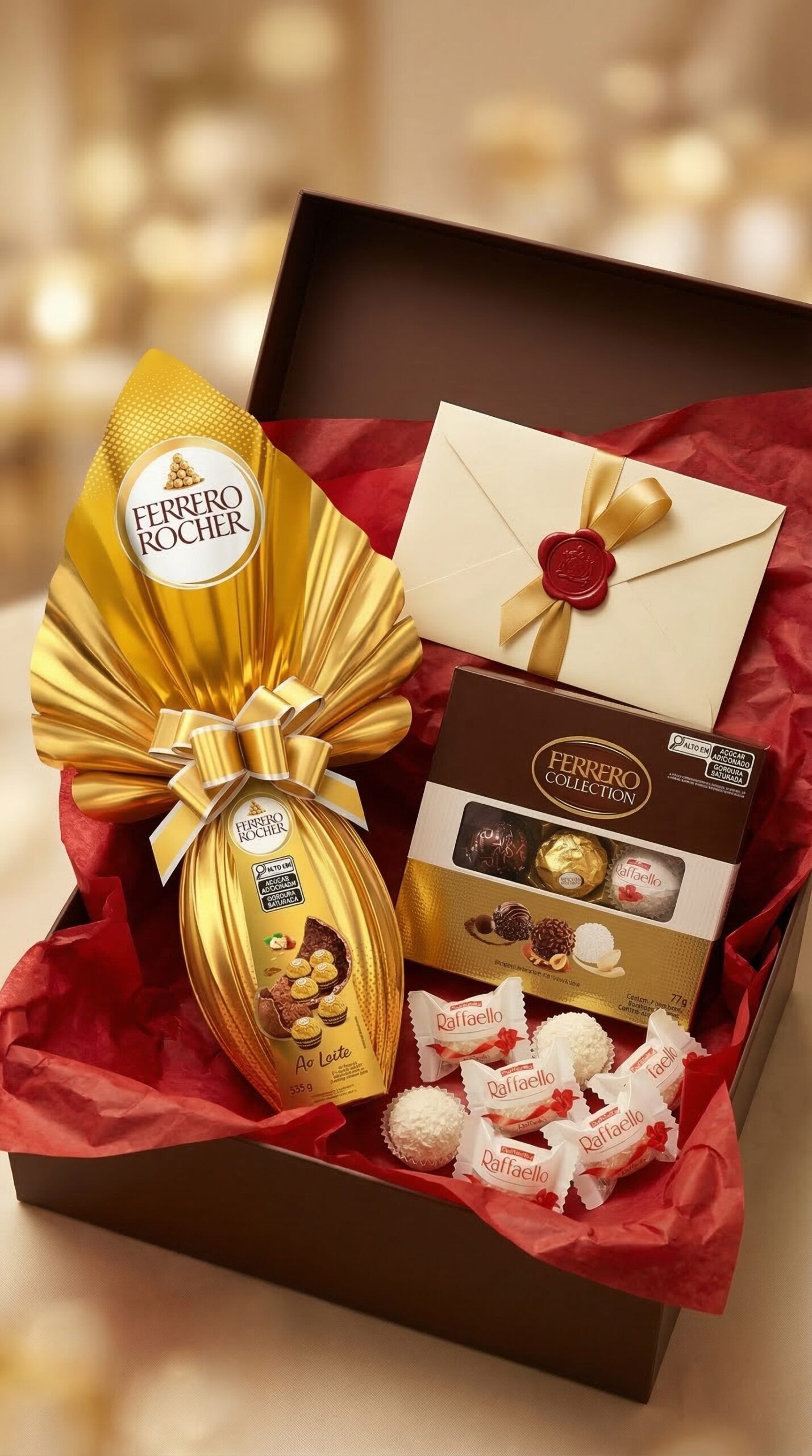 Caixa D.V. Catena com chocolates